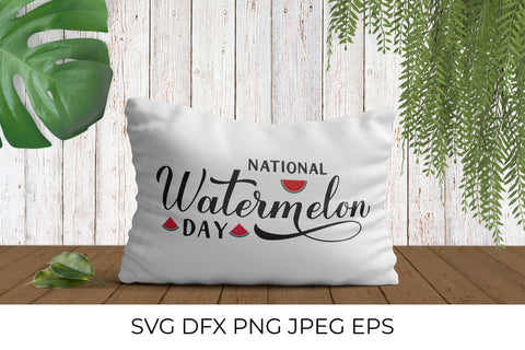National Watermelon Day calligraphy hand lettering SVG SVG LaBelezoka 