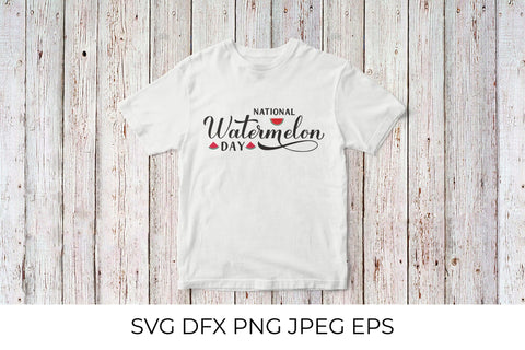 National Watermelon Day calligraphy hand lettering SVG SVG LaBelezoka 