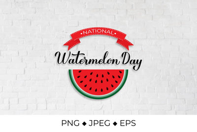 National Watermelon Day Sublimation LaBelezoka 