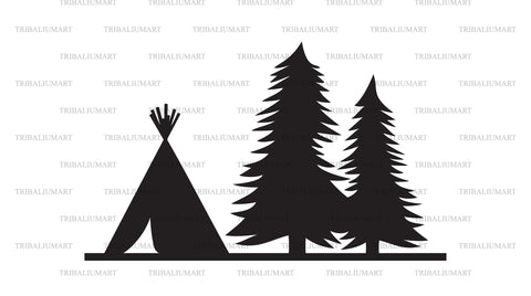 Native American wigwam SVG TribaliumArtSF 