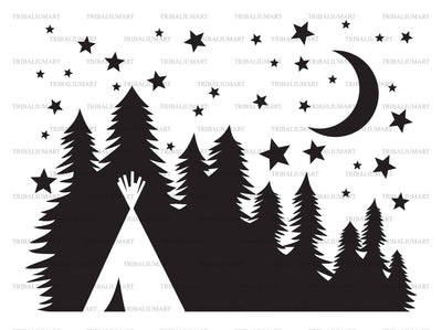 Native American wigwam SVG TribaliumArtSF 