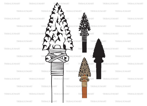 Native Arrowhead (Arrow) SVG TribaliumArtSF 