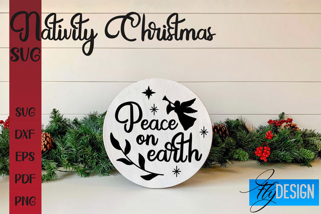 Nativity Christmas SVG | Christmas SVG SVG Fly Design 