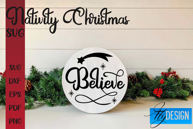 Nativity Christmas SVG | Christmas SVG SVG Fly Design 
