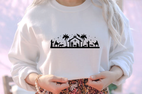 Nativity Christmas SVG, Nativity Christmas SVG DESIGNISTIC 