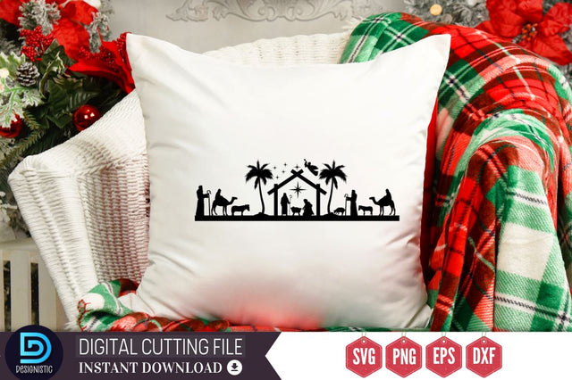 Nativity Christmas SVG SVG DESIGNISTIC 