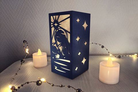 Nativity Lanterns | Christmas | Layered Night Light SVG Evgenyia Guschina 