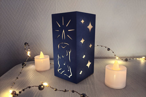 Nativity Lanterns | Christmas | Layered Night Light SVG Evgenyia Guschina 