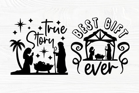 Nativity Scene SVG Bundle, Christmas Svg Cut Files SVG TonisArtStudio 