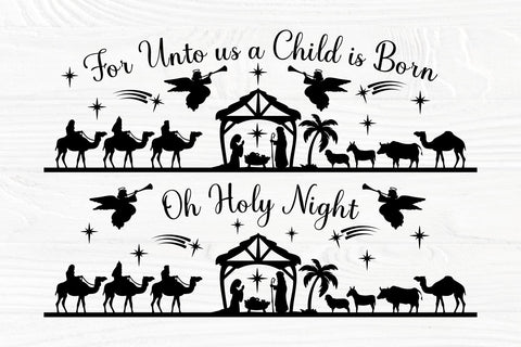 Nativity Scene SVG Bundle, Christmas Svg Cut Files SVG TonisArtStudio 