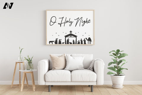 Nativity Svg, Christmas Svg, Jesus Birth Svg, Holy Night Svg SVG Pinoyart Kreatib 