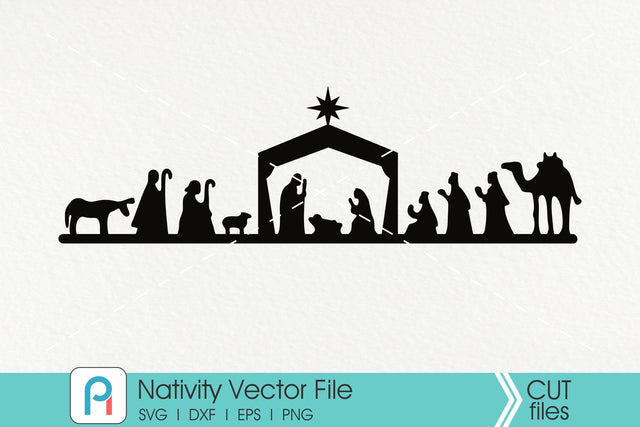 Nativity Svg SVG Pinoyart Kreatib 
