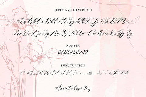 Natural Garden modern script font Font Balpirick 