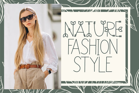 Nature Green Font Letterena Studios 