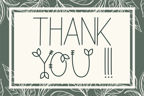 Nature Green Font Letterena Studios 