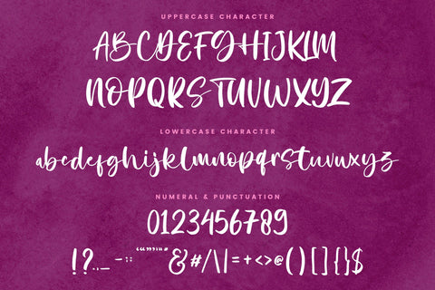 Natusha Bayor Script Font Creakokun Studio 