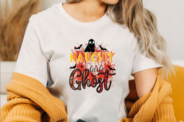 naughiy little ghost Sublimation SVGArt 