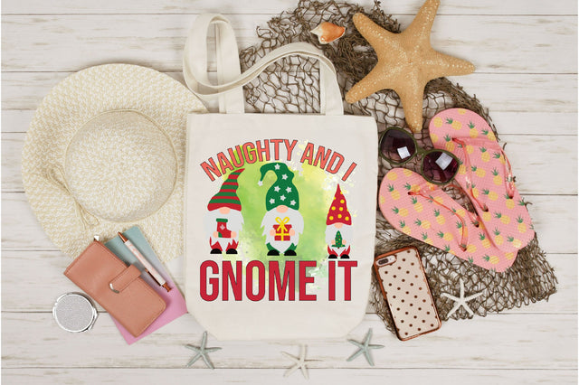 Naughty and i gnome it sublimation Sublimation SVGista 