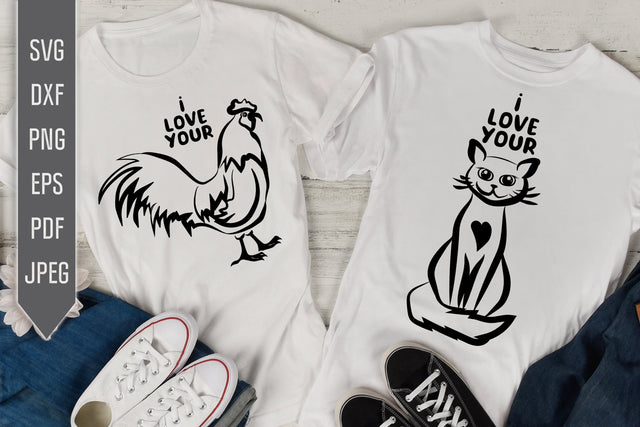 Naughty Couples Shirts Svg. Funny Valentine's Day Matching Couples Svg. Naughty Boyfriend and Girlfriend Svg. Wedding Dxf, Eps, Png SVG Mint And Beer Creations 