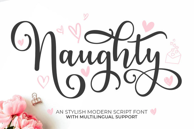 Naughty Font Studio Natural Ink 
