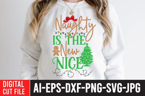 Naughty is the New Nice SVG Cute File SVG BlackCatsMedia 