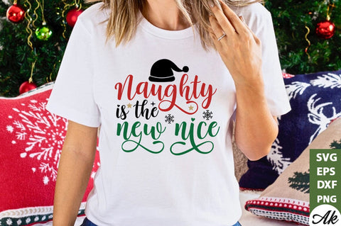 Naughty is the new nice SVG SVG akazaddesign 