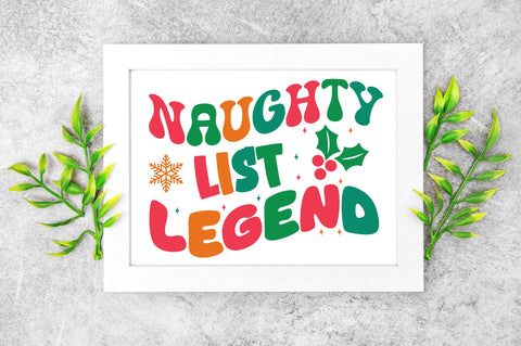 Naughty list legend SVG Design SVG Regulrcrative 