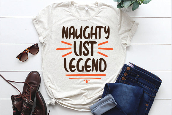 Naughty List Legend SVG thesvgfactory 