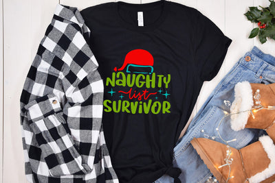 Naughty List Survivor SVG Cut File SVG dapiyupi store 