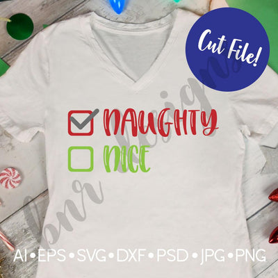 Naughty List SVG SVG BNRDesignShop 