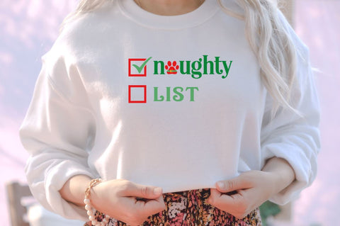 naughty list SVG SVG DESIGNISTIC 