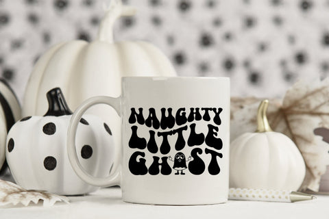 Naughty Little Ghost | Retro Halloween SVG SVG CraftLabSVG 