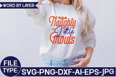 Naughty Little Ghouls SVG Cut File SVG Studio Innate 