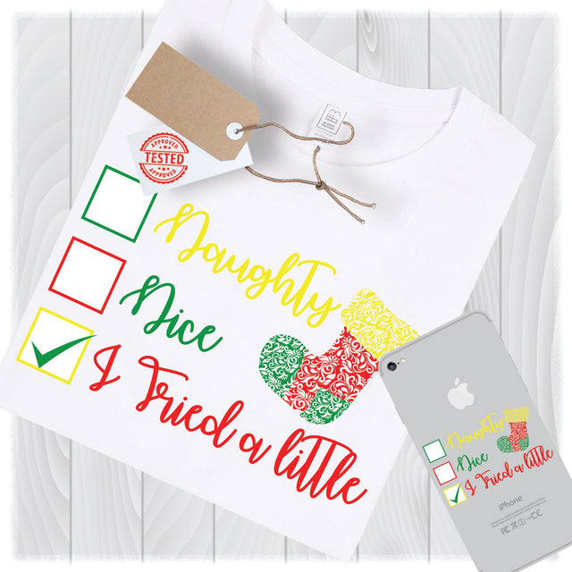 Naughty Nice I Tried SVG Files for Cricut Designs | Christmas SVG Files SVG My Sew Cute Boutique 