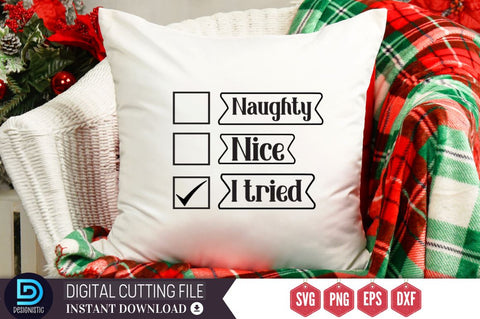 Naughty nice i tried SVG, Naughty nice i tried SVG DESIGNISTIC 