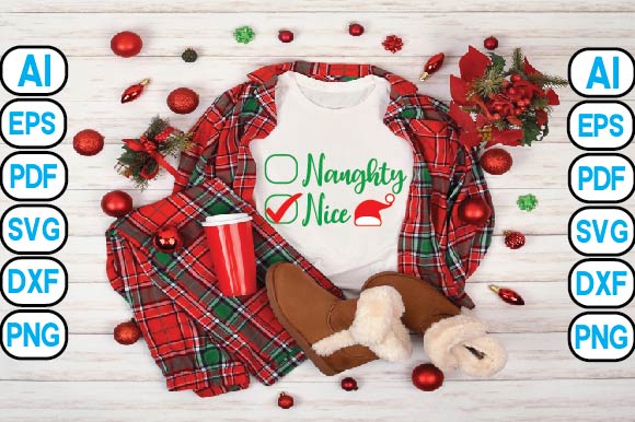 Naughty Nice SVG Craftlabsvg24 