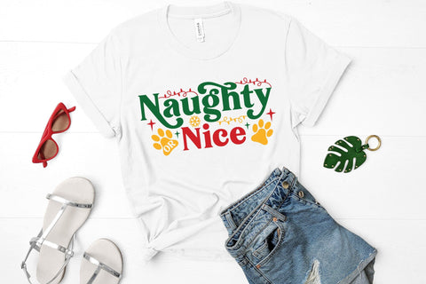 Naughty or Nice SVG - Christmas Dog SVG SVG CraftLabSVG 