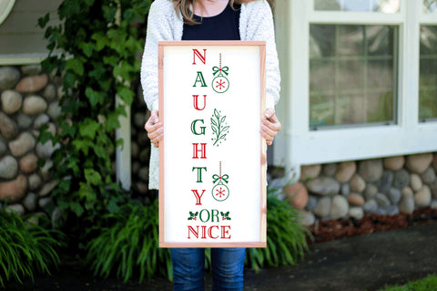 Naughty or nice SVG Design SVG Regulrcrative 