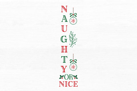Naughty or nice SVG Design SVG Regulrcrative 