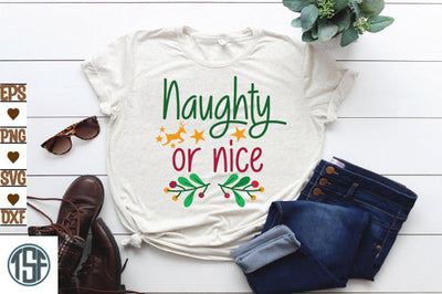 Naughty or nice SVG thesvgfactory 