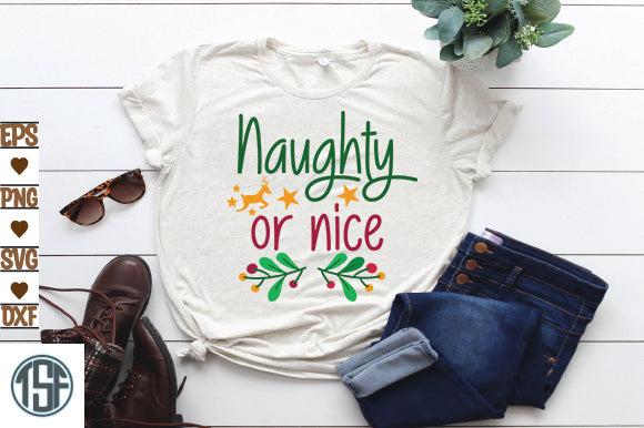 Naughty or nice SVG thesvgfactory 