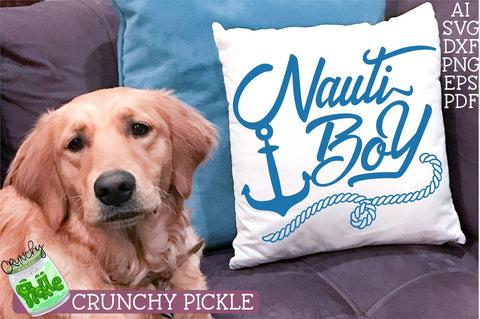 Nauti Boy & Nauti Girl 2-piece svg set SVG Crunchy Pickle 