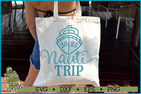 Nauti Trip Cruise SVG File SVG Crunchy Pickle 