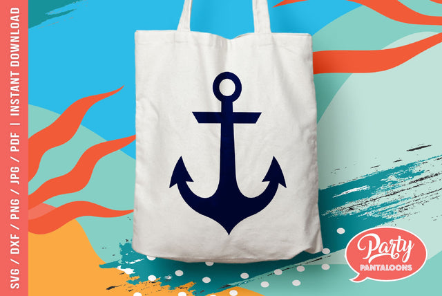 NAUTICAL BOAT ANCHOR | nautical SVG SVG Partypantaloons 