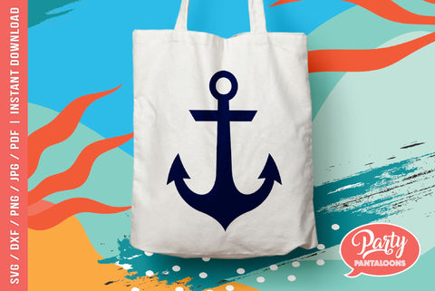 NAUTICAL BOAT ANCHOR | nautical SVG SVG Partypantaloons 