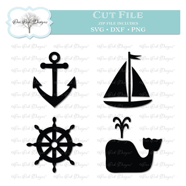 Nautical Bundle SVG One Oak Designs