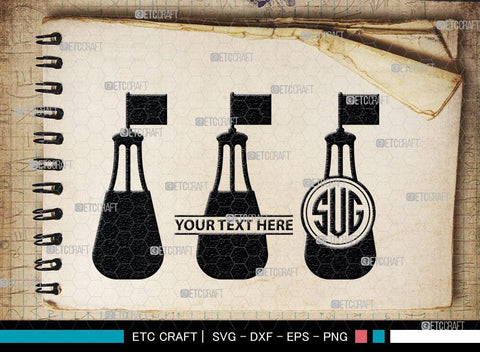 Nautical Buoy Monogram, Nautical Buoy Silhouette, Nautical Buoy Svg, Buoy Svg, Life Buoy, Navy, Boat Helm, SB00080 SVG ETC Craft 