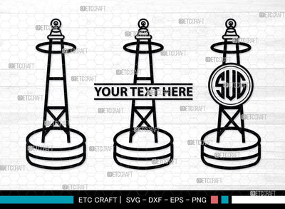 Nautical Buoy Monogram, Nautical Buoy Silhouette, Nautical Buoy Svg, Buoy Svg, Life Buoy, Navy, Boat Helm, SB00080 SVG ETC Craft 