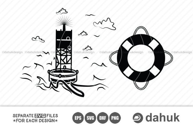 Nautical buoy svg,buoy svg,buoy clipart,buoy silhouette,buoy cricut,buoy cut files,Svg,Eps,Dxf,Png,digital art,clipart SVG dahukdesign 