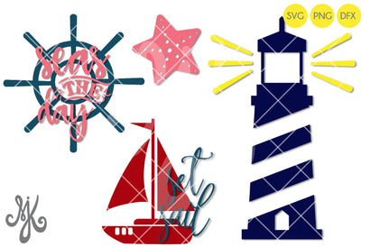 Nautical Design Set SVG MJK Designs 